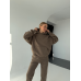 Костюм тринитка на флісі жіночий мокко Cozy