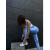 Спортивні лосини з 3D Push up Diana сині блакитні