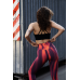Спортивні лосини з 3D Push up Diana червоні бордові