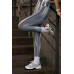 Спортивні лосини з 3D Push up Diana сірі білі
