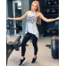 Спортивна майка Fitness Fanatic light XS/S