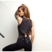 Спортивна майка Fitness Fanatic dark M/L