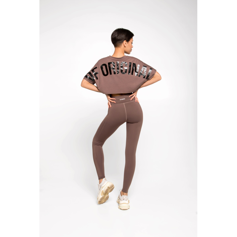 Футболка OVERSIZE CROP Nude M\L
