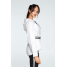 XS/S Вітровка White 4 STRIPES біла з поясом