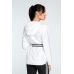 XS/S Вітровка White 4 STRIPES біла з поясом