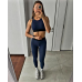 Спортивний Топ PIXELATION NAVY M