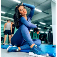 Спортивні легінси фактурні 3D Denim L